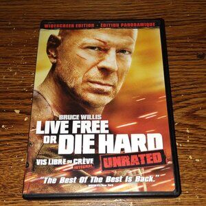 Die Hard 4: Live Free or Die Harder (DVD, 2007, Canadian, Widescreen)